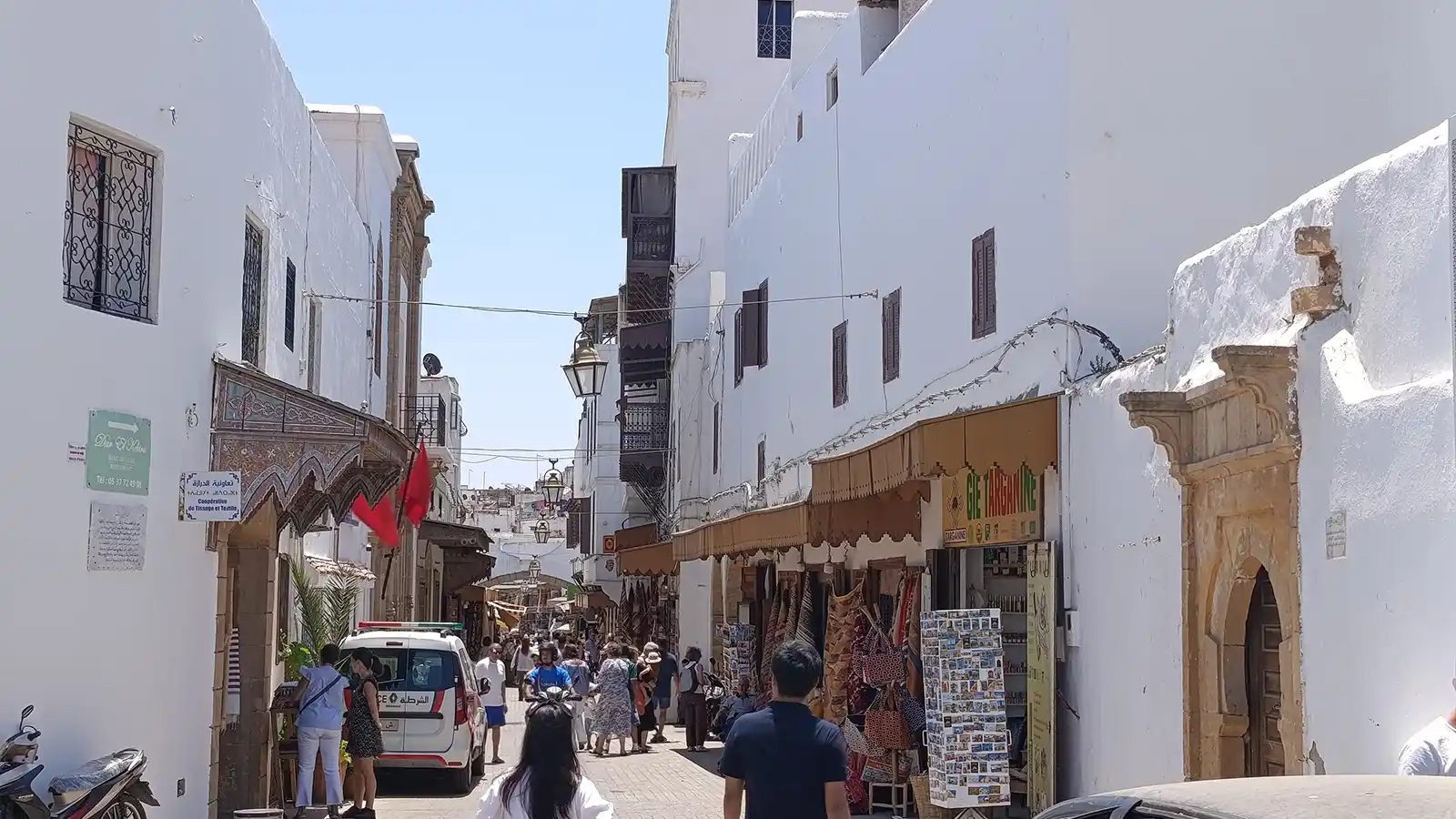 Rabat private city tour through old medina streets and local life
