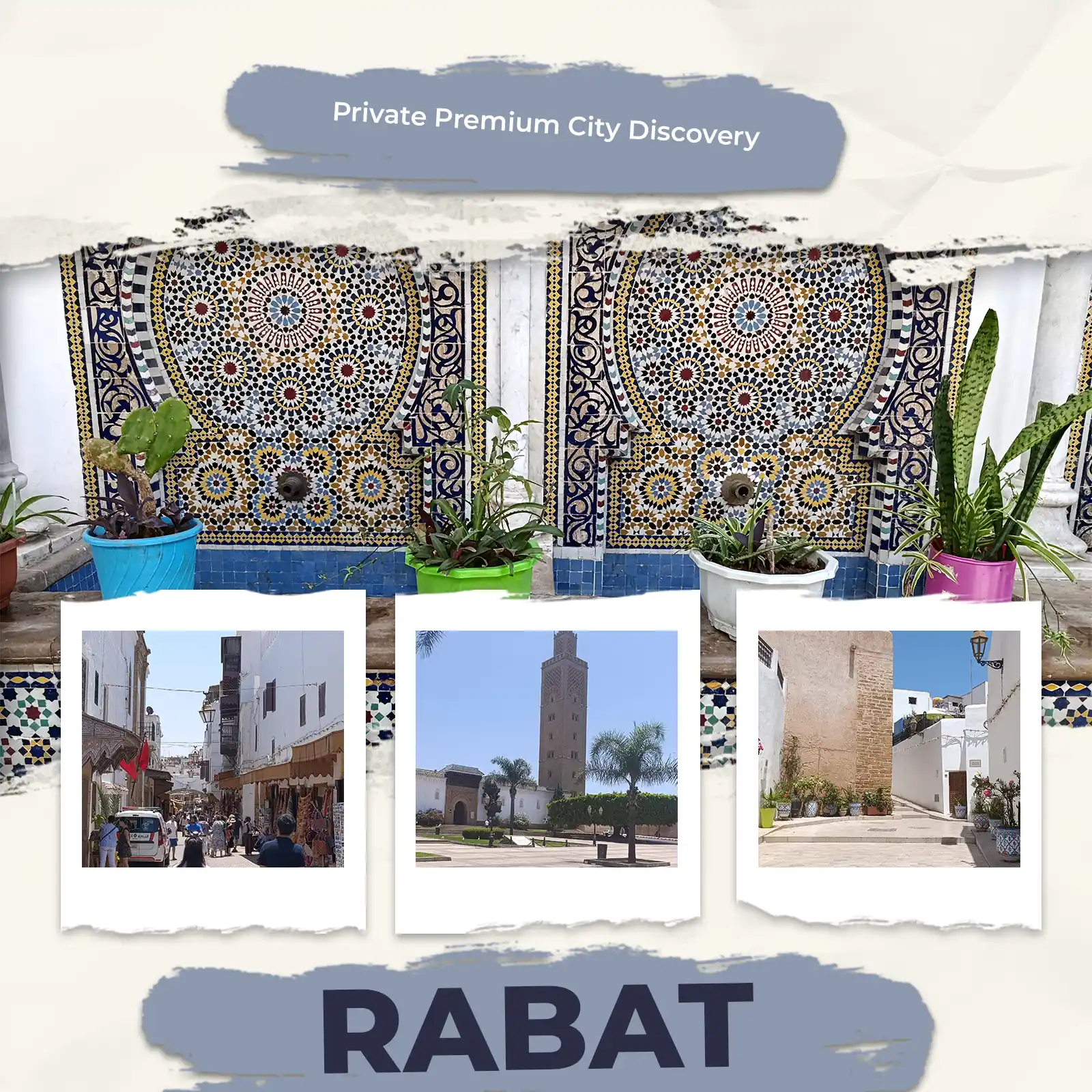 Rabat private city tour with premium discovery of royal landmarks, old medina and hidden heritage sites